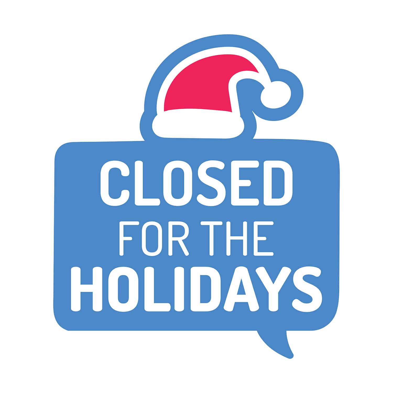 Closed for the Holidays