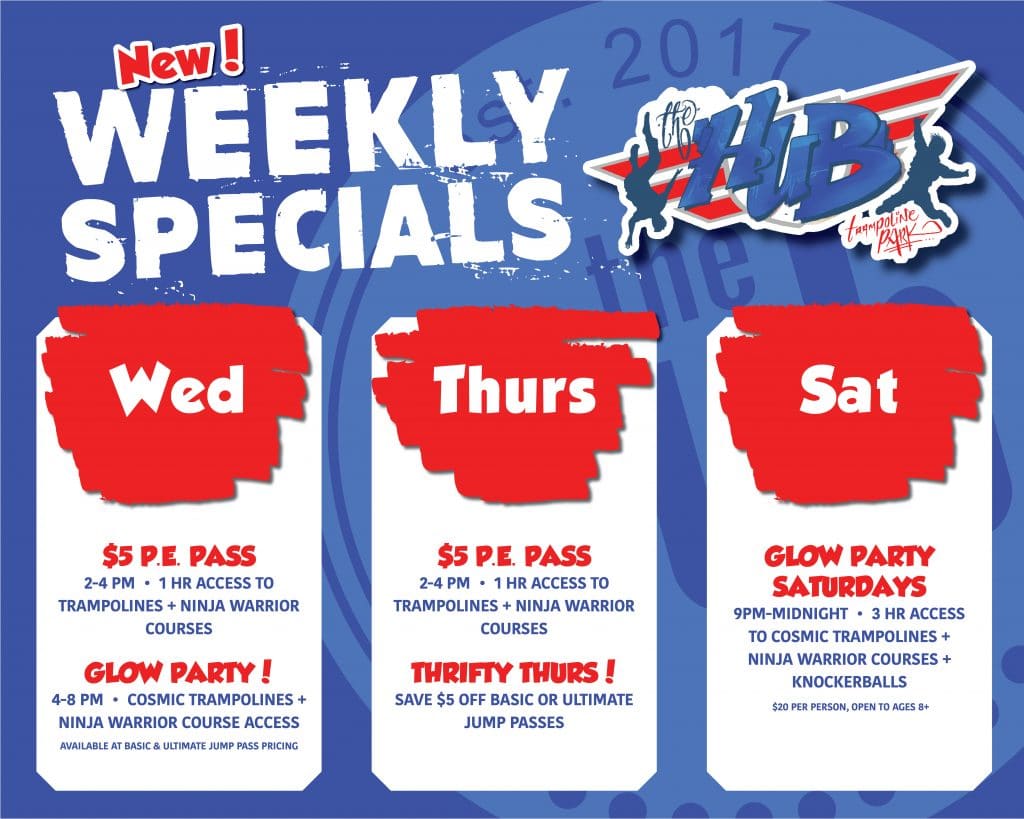 New Weekly Specials in September