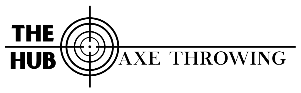 Hub Axe Throwing Logo